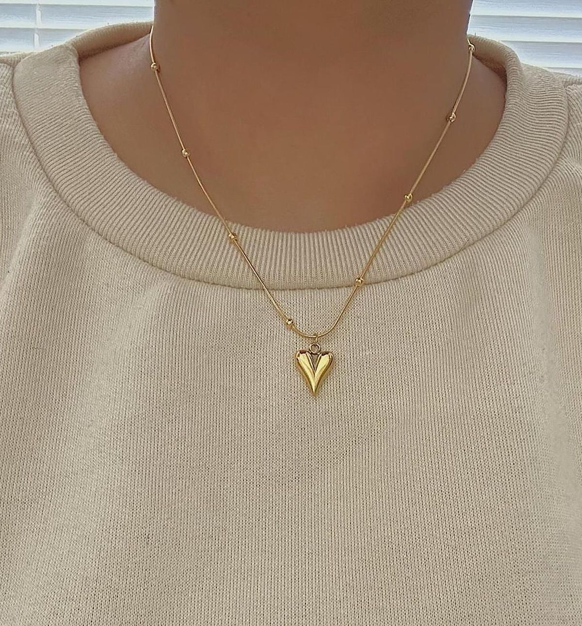 Premium heart necklace✨